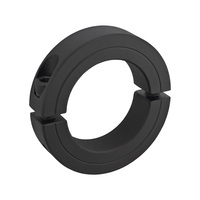 1 DOUBLE SPLIT SET SCREW SHAFT COLLAR BLACK OXIDE